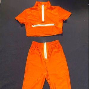 Neon Orange matching set
